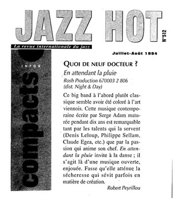 jazzhot-quoi de neuf docteur-serge adam